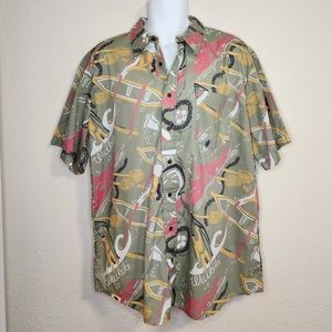 Western Aloha Waikiki short sleeve Aloha Shirt- Men’s